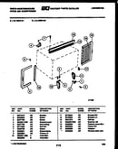 Cabinet and installation parts