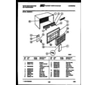 White-Westinghouse AS226N2K1 cabinet parts diagram