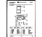 White-Westinghouse AS226N2K1 cabinet and installation parts diagram