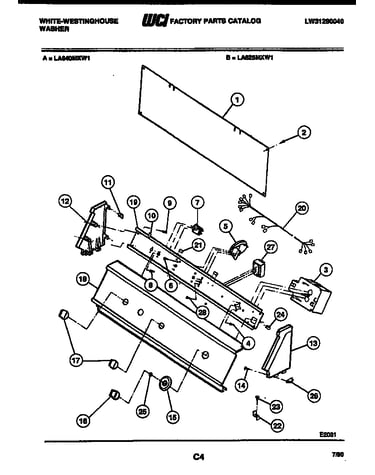 Console and control parts