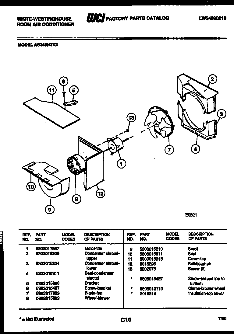 Air handling parts