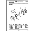 White-Westinghouse AH086N7T1 air handling parts diagram