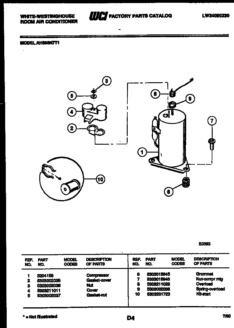 Compressor parts