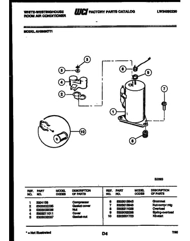 Compressor parts