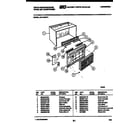 White-Westinghouse AH11EN2T1 cabinet parts diagram