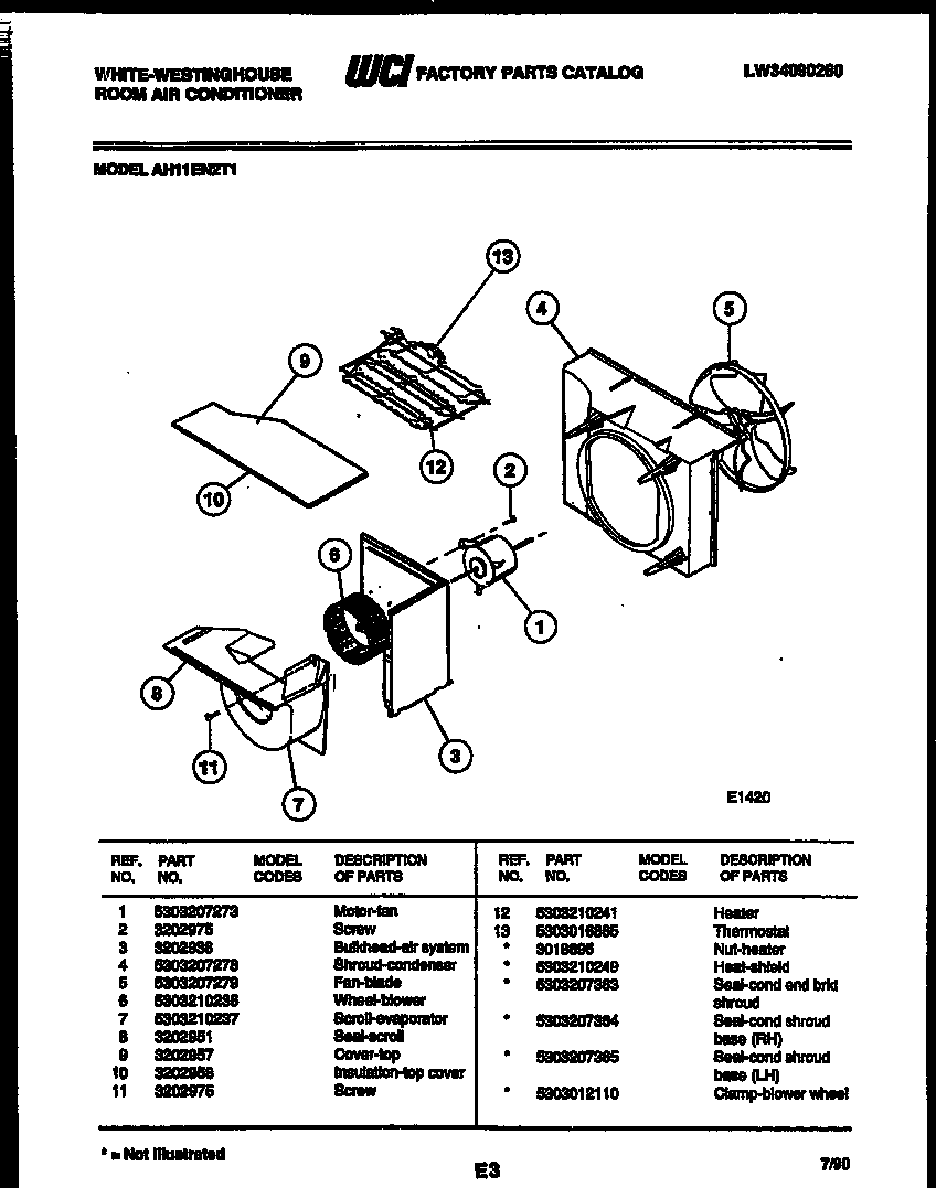 Air handling parts