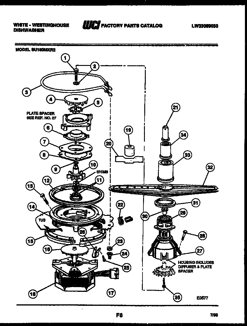 MOTOR PUMP PARTS