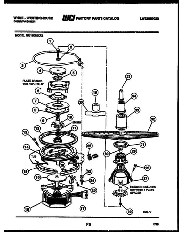 Motor pump parts