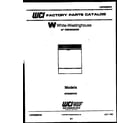 White-Westinghouse SP560MXF2 cover sheet diagram