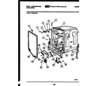 White-Westinghouse SP560MXF2 tub and frame parts diagram