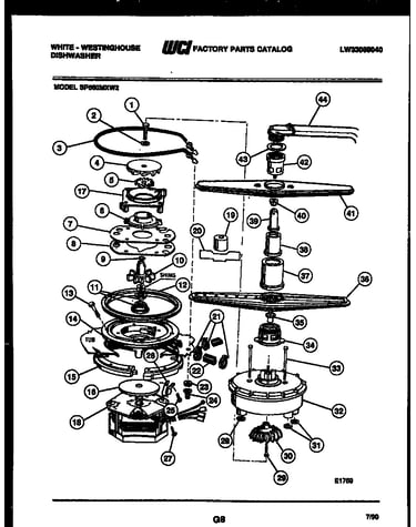 Motor pump parts