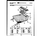 White-Westinghouse SP560MXF2 top and miscellaneous parts diagram