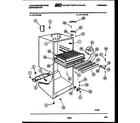 White-Westinghouse RT114LCH3 cabinet parts diagram