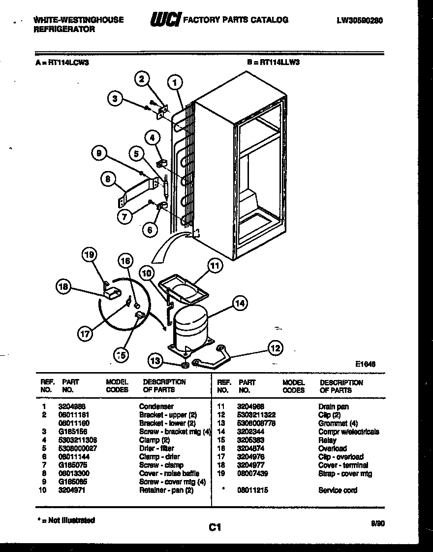 System and automatic defrost parts