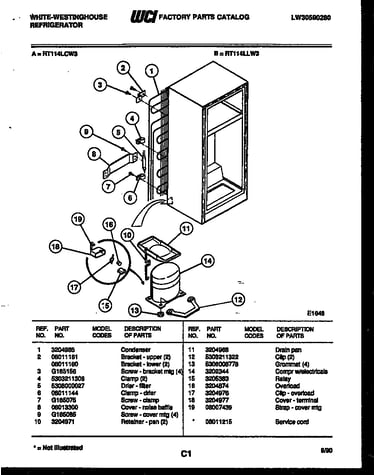 System and automatic defrost parts