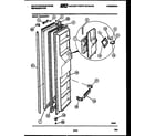 White-Westinghouse RS249MCW1 freezer door parts diagram