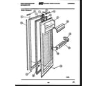 White-Westinghouse RS249MCH1 refrigerator door parts diagram