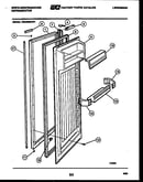 Refrigerator door parts