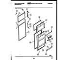 White-Westinghouse RT153NCH0 door parts diagram