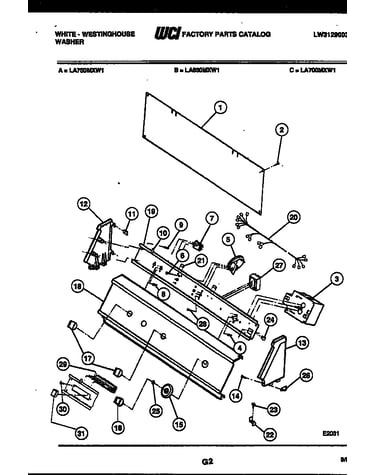 Console and control parts