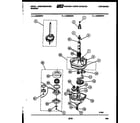 White-Westinghouse LA800MXH1 transmission parts diagram