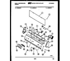White-Westinghouse LA600MXH1 console and control parts diagram