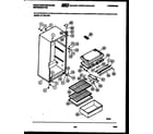 White-Westinghouse RT140LCW3 cabinet parts diagram