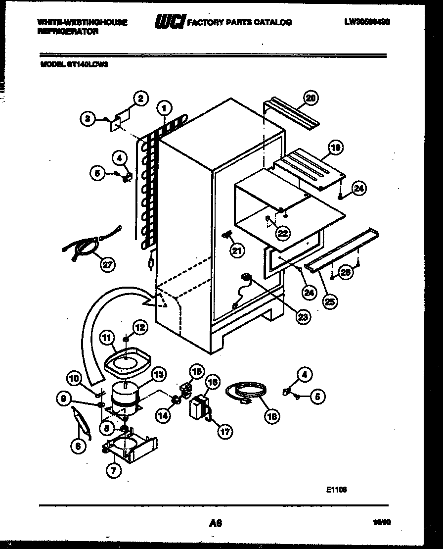 System and automatic defrost parts