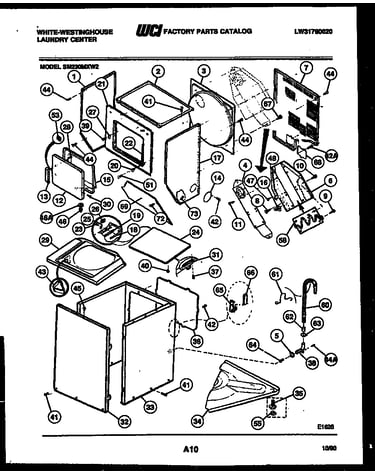 Cabinet parts and heater
