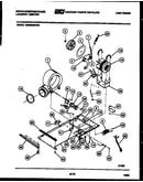 Motor, blower and installation parts