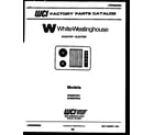 White-Westinghouse KP933FDK1 cover diagram