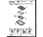 White-Westinghouse KP933FDK1 pan grille parts diagram