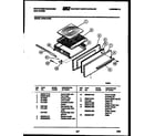 White-Westinghouse GF750NW1 burner, manifold and gas control diagram