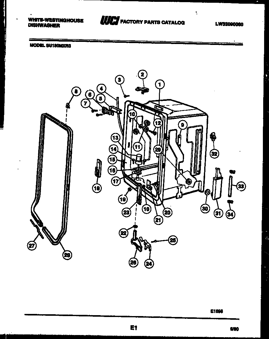 Broiler drawer parts