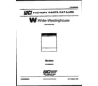 White-Westinghouse SU180MXR3 cover sheet diagram