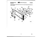 White-Westinghouse SU180MXR3 console and control parts diagram