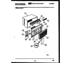 White-Westinghouse SU150MXW1 console and control parts diagram