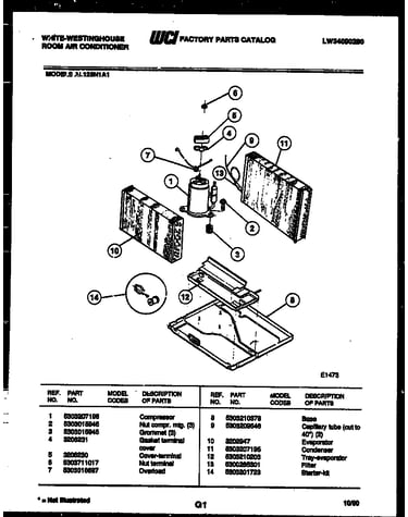 Tub and frame parts