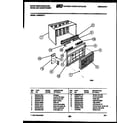 White-Westinghouse AL129N1A1 cabinet parts diagram