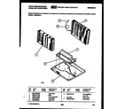 White-Westinghouse AL129N1A1 air handling parts diagram