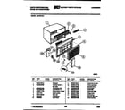 White-Westinghouse AS184P2K1 cabinet parts diagram