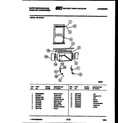 White-Westinghouse AS184P2K1 cabinet and installation parts diagram