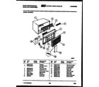White-Westinghouse AS186P2K1 cabinet parts diagram