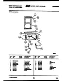 Cabinet and installation parts