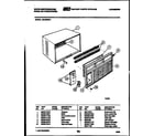 White-Westinghouse AS182P2K1 cabinet parts diagram