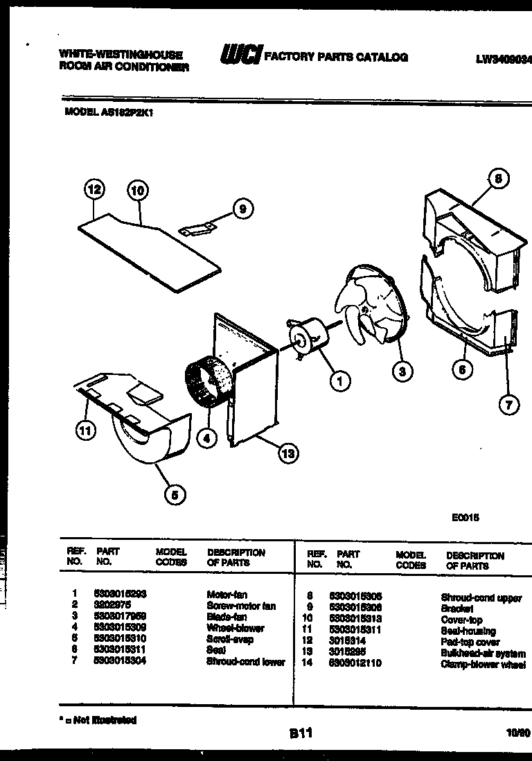 Air handling parts