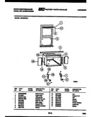Cabinet and installation parts