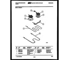 White-Westinghouse KF480ND1 broiler parts diagram