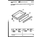 White-Westinghouse KF480ND1 drawer parts diagram