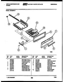 Broiler drawer parts